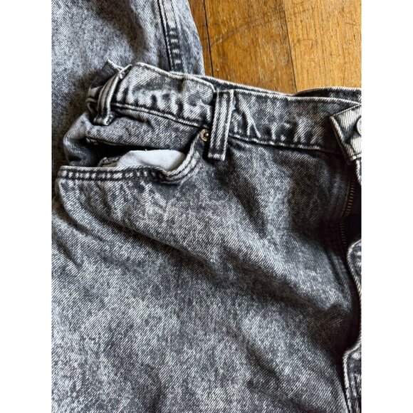 Vintage Acid Wash Denim Jeans 90s Style High Waist Relaxed Fit Unisex Retro Cool - Picture 13 of 13